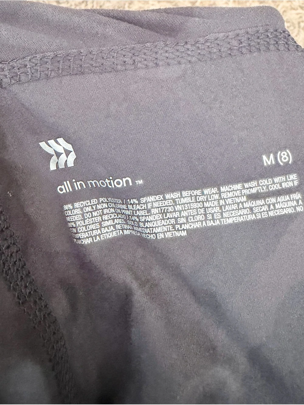 Target Kids Black Solid & Gray Camo Jogger Pants
